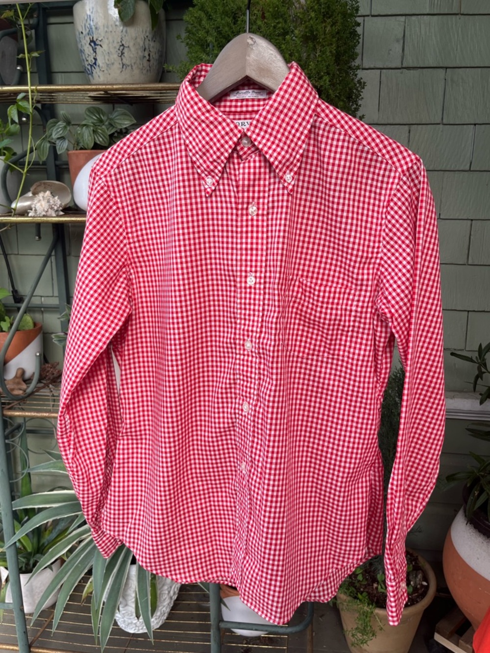 1960’s Red Gingham Orvis Fishing Tackle Manchester, VT